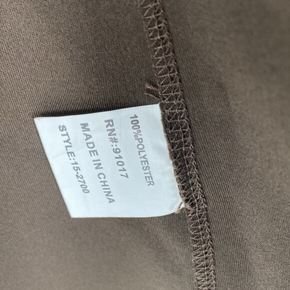 Solitaire Womens Olive Green Microsuede Open Front Jacket Coat Small New - Picture 7 of 16